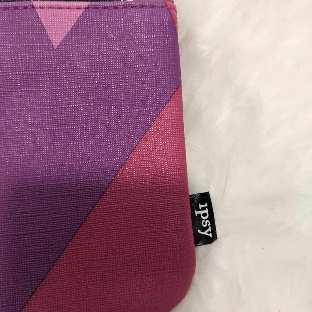 Ipsy Tetris Geometric Collab Makeup Cosmetic Bag